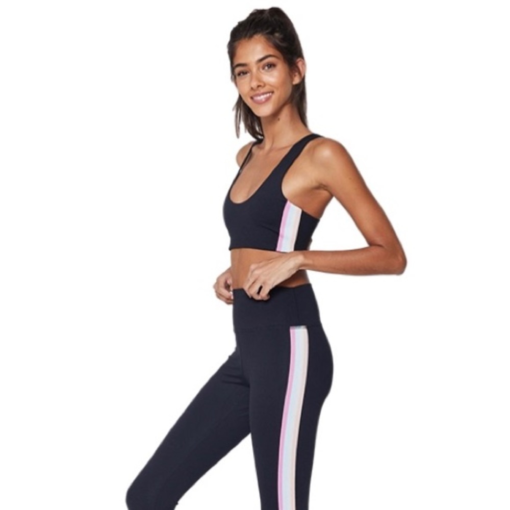 Spiritual Gangster Pastel Strip Shakti Active Bra